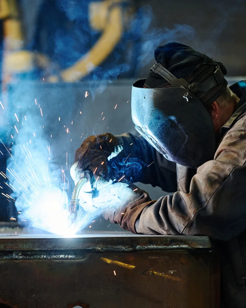 Çelik kaynak işlemi